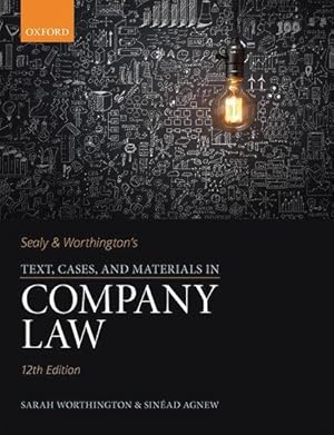 Immagine del venditore per Sealy & Worthington\ s Text, Cases, and Materials in Company Law venduto da moluna