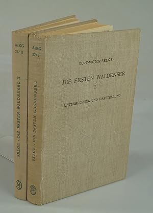 Seller image for Die ersten Waldenser 2 Bnde. for sale by Antiquariat Dorner