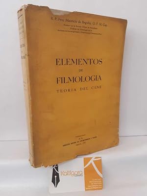 Imagen del vendedor de ELEMENTOS DE FILMOLOGA. TEORA DEL CINE a la venta por Librera Kattigara