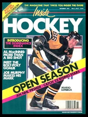 Imagen del vendedor de INSIDE HOCKEY - November 1991 a la venta por W. Fraser Sandercombe