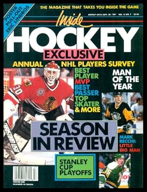 Seller image for INSIDE HOCKEY - September 1991 for sale by W. Fraser Sandercombe