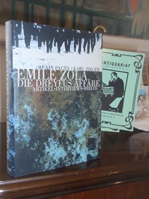 Bild des Verkufers fr Emile Zola. Die Dreyfus-Affre. Artikel - Interviews - Briefe. zum Verkauf von Antiquariat Klabund Wien