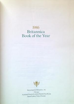 Immagine del venditore per Encyclopaedia Britannica 1986 Book of the Year. Events of 1985 venduto da Librodifaccia