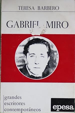 Imagen del vendedor de Gabriel Miró a la venta por Librería Alonso Quijano