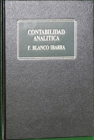 Imagen del vendedor de Contabilidad analtica a la venta por Librera Alonso Quijano