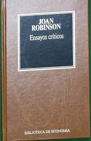 Imagen del vendedor de Ensayos crticos a la venta por Librera Alonso Quijano