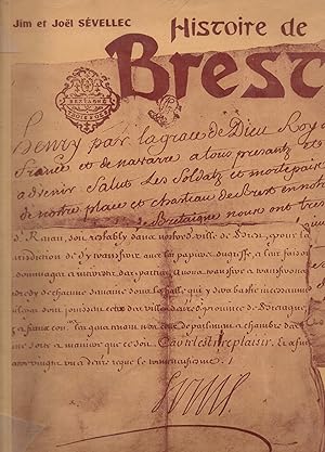 Image du vendeur pour Histoire de Brest sous forme de B.D.Son histoire et son role dans la vie de la Basse-Bretagne mis en vente par JP Livres