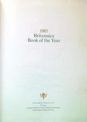 Immagine del venditore per Encyclopaedia Britannica 1985 Book of the Year. Events of 1984 venduto da Librodifaccia