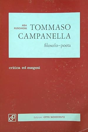 Bild des Verkufers fr Tommaso Campanella, filosofo-poeta zum Verkauf von Librodifaccia