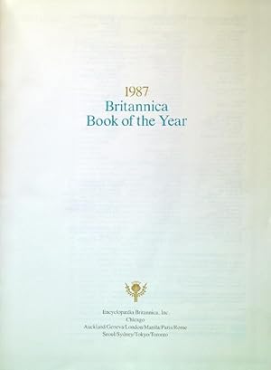 Immagine del venditore per Encyclopaedia Britannica 1987 Book of the Year. Events of 1986 venduto da Librodifaccia