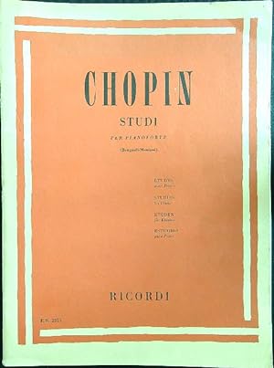 Chopin Studi per pianoforte