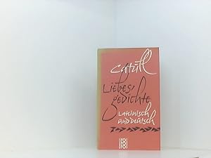 Image du vendeur pour Liebesgedichte und sonstige Dichtungen - Lateinisch und Deutsch. mis en vente par Book Broker