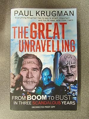 Seller image for THE GREAT UNRAVELLING for sale by Happyfish Books