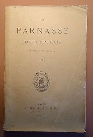 LE PARNASSE CONTEMPORAIAN Recueil de vers nouveaux (1866)