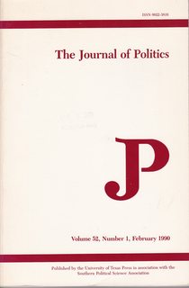 The Journal of Politics Volume 52, Number 1, February, 1990)