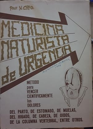 Seller image for MEDICINA NATURISTA DE URGENCIA. for sale by Libreria Lopez de Araujo