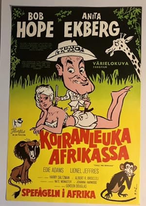 Bild des Verkufers fr CALL ME BWANA - Vintage First Screening Movie Poster zum Verkauf von Northern Lights Rare Books and Prints