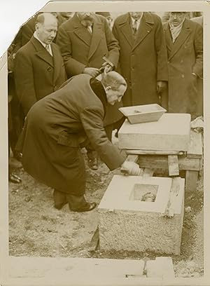 "Mr POLITIS (GRÊCE) et Mr Camille CHAUTEMPS 1931" Photo de presse originale WIDE WORLD PHOTOS Par...