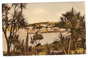 St. Mawes Cornwall Vintage 1954 Postcard