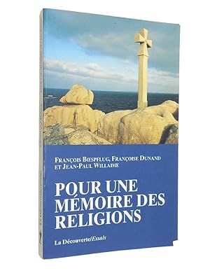 Imagen del vendedor de Pour une mmoire des religions a la venta por Librairie Douin