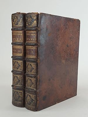 Seller image for THOMAE SYDENHAM MED. DOCT. AC PRACTICI LONDINENSIS CELEBERRIMI OPERA MEDICA [BOUND WITH] DE ARTHRITIDE SYMPTOMATICA DISSERTATIO [BOUND WITH] DE ARTHRITIDE ANOMALA, SIVE INTERNA, DISSERTATIO [2 VOL] for sale by Second Story Books, ABAA