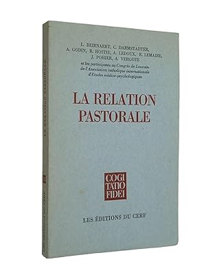 Imagen del vendedor de Relation pastorale a la venta por Librairie Douin