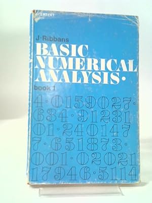 Bild des Verkufers fr Basic Numerical Analysis Book One zum Verkauf von World of Rare Books