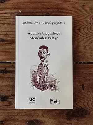 Imagen del vendedor de Apuntes Biogrficos Menndez Pelayo a la venta por Carmen Alonso Libros