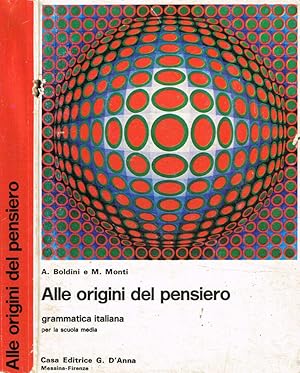 Imagen del vendedor de Alle origini del pensiero Grammatica italiana a la venta por Biblioteca di Babele