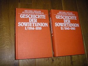 Bild des Verkufers fr Geschichte der Sowjetunion. Erster u. zweiter Band (2 Bd. kpl.) zum Verkauf von Versandantiquariat Rainer Kocherscheidt