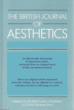 Image du vendeur pour Art and the Aesthetic Experience. An original article from the British Journal of Aesthetics, 1975. mis en vente par Cosmo Books