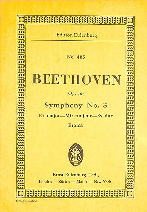 Seller image for Symphony No.3 Op. 55 in Eb Major 'Eroica'. Miniature Score for sale by M Godding Books Ltd
