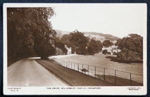 Cromford Derbyshire Postcard Willersley Castle Sepia Tone Real Photo