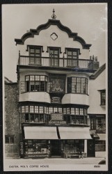 Seller image for Exeter Devon Postcard Mol's Coffee House Real Photo for sale by Postcard Anoraks