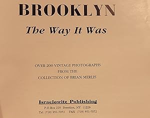 Brooklyn The Way it Was From the Collection of Brian Merlis
