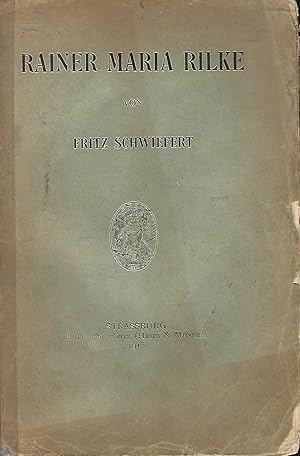 Imagen del vendedor de Rainer Maria Rilke. a la venta por Versandantiquariat Alraune