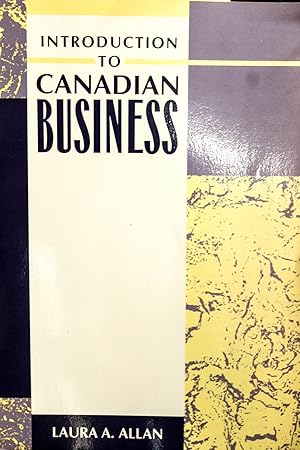 Seller image for Introduction to Canadian business for sale by Mad Hatter Bookstore