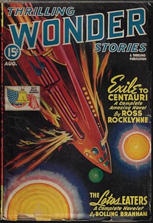 Seller image for THRILLING WONDER Stories: August, Aug. 1943 for sale by Books from the Crypt