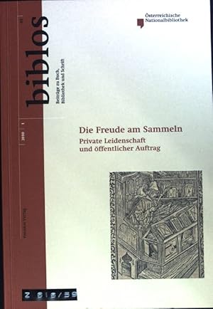 Imagen del vendedor de Baedekerei und Pickerliade. - in: Die Freude am Sammeln. Private Leidenscahft und ffentlicher Auftrag; Biblos. Beitrge zu Buch, Bibliothek und Schrift; 59, 1 a la venta por books4less (Versandantiquariat Petra Gros GmbH & Co. KG)