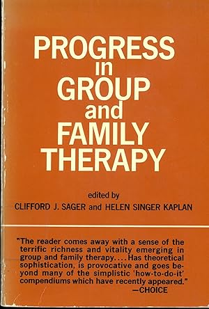 Imagen del vendedor de Progress in Group Therapy and Family Therapy a la venta por Quimby Books