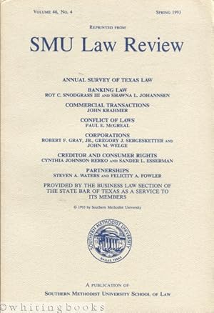 Annual Survey of Texas Law, Reprinted from SMU Law Review, Volume 46, Number 4, Spring 1993