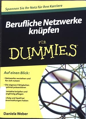 Immagine del venditore per Berufliche Netzwerke knpfen fr Dummies. venduto da books4less (Versandantiquariat Petra Gros GmbH & Co. KG)