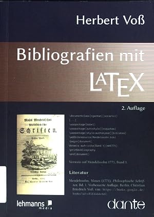 Imagen del vendedor de Bibliografien mit LaTeX. a la venta por books4less (Versandantiquariat Petra Gros GmbH & Co. KG)