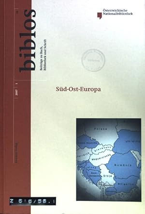 Bild des Verkufers fr Die erte Karte des slowenischen Siedlungsgebietes und ihre Vorlagen. - in: Sd-Ost-Europa; Biblos. Beitrge zu Buch, Bibliothek und Schrift; 56, 1; zum Verkauf von books4less (Versandantiquariat Petra Gros GmbH & Co. KG)