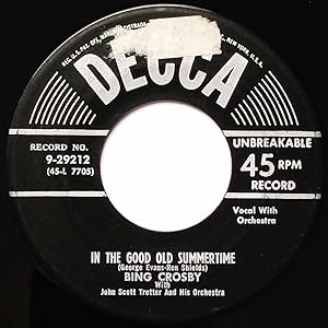 Imagen del vendedor de In The Good Old Summertime / Oh, Tell Me Why [7" 45 rpm Vinyl Single] a la venta por Kayleighbug Books, IOBA