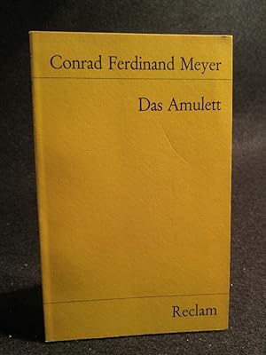 Bild des Verkufers fr Das Amulett zum Verkauf von ANTIQUARIAT Franke BRUDDENBOOKS