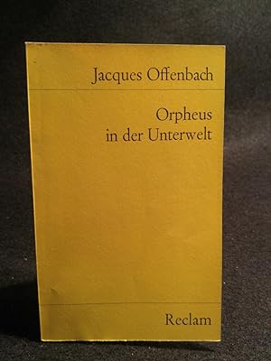 Bild des Verkufers fr Orpheus in der Unterwelt Opra bouffon in zwei Akten und vier Bildern zum Verkauf von ANTIQUARIAT Franke BRUDDENBOOKS
