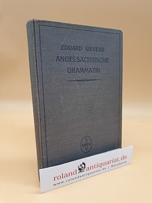 Immagine del venditore per Sammlung Kurzer Grammatiken Germanische Dialekte Teil 3: Angelschsische Grammatik venduto da Roland Antiquariat UG haftungsbeschrnkt