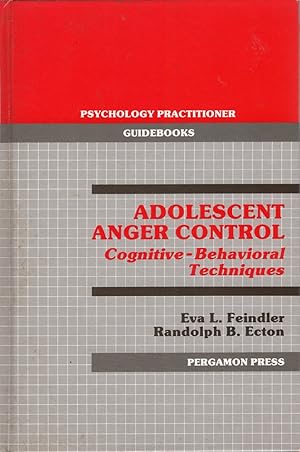 Seller image for Adolescent Anger Control: Cognitive-Behavioral Techniques for sale by Cider Creek Books