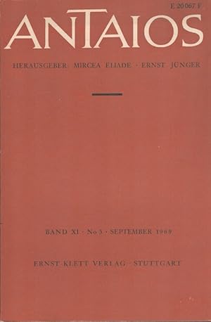 Seller image for Antaios: Zeitschrift fr eine freie Welt Band XI Heft 3 September 1969 for sale by Versandantiquariat Nussbaum